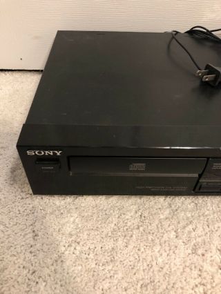 Vintage SONY CDP - 291 CD Player Single Disc 2