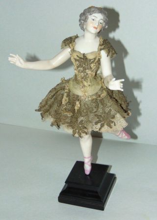 EXCEPTIONAL ANTIQUE Doll BALLERINA Figurine DRESSEL & KISTER Bathing Beauty 2