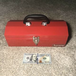 Supreme Red Toolbox F/w 14 Rare Old Accessory Essential Piece