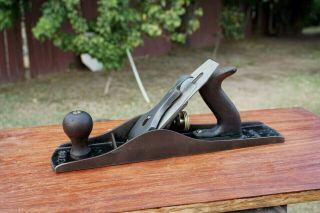 Vintage Stanley Bailey Sw No.  5 - 1/2 Jack Plane,  Smooth Bottom,  Made In Usa,