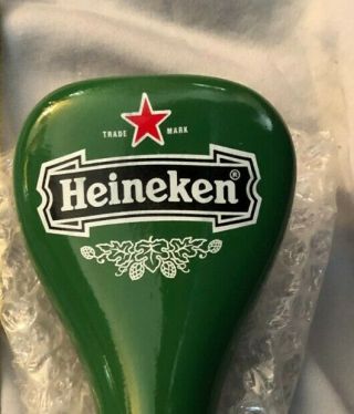 Heineken Beer Ceramic Tap Handle Old Stock Nos