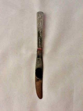 Hopalong Cassidy Stainless Steel Knife For Kids Vintage 7 - 1/4 " Long Good Cond