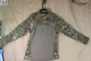 Massif Multicam / Ocp 1/4 Zip Combat Shirt Military Issue Nu W/out Tags Large