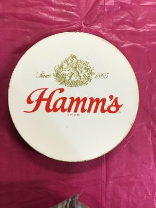 Vintage Hamm’s Beer Meta Tray, 2