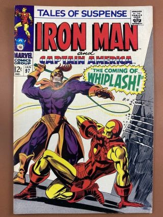 Tales Of Suspense 97 Marvel Captain America & Iron Man Appearance Silver Age