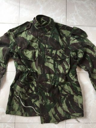 Portugal Portuguese Military Army Africa Colonial War Lizard Camouflage Jacket