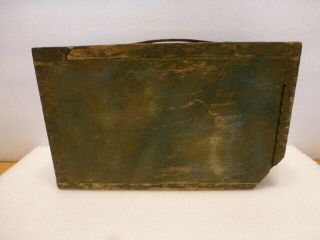 Ww1 30 06 Ammunition Box / Ammo Can Wood,  Brass,  And Leather Great