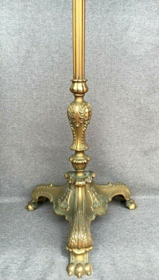 Big Vintage French Lamp Base Made Of Brass 1960 