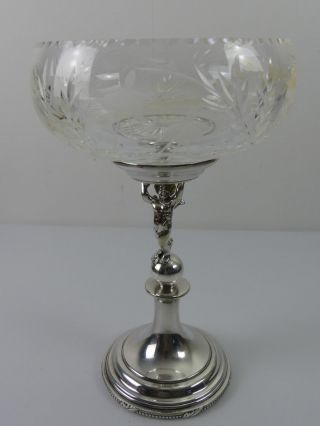 (ref165ey 20) Vintage Silver Plated Table Centrepiece