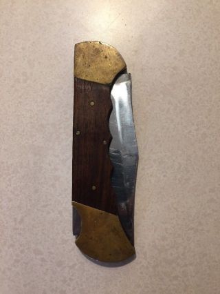 Vintage 5 Inch Lock Blade Knife Stainless Steel Pakistan