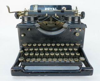 Vintage 1912 Royal Model 10 Typewriter Glass Sided Y - 35 - 109463 3