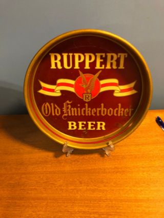 Vintage Ruppert Old Knickerbocker Beer Advertising Beer Tray