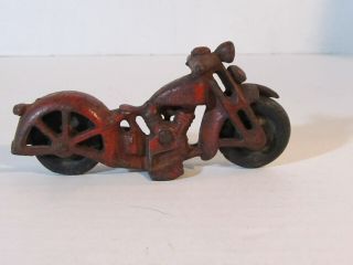 Vintage Cast Iron Toy Motorcycle,  Hubley ?
