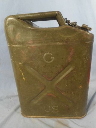 1952 Bennett Us Military Jerry Fuel Gas Can M38 M151 M37 M715 M35 M54 Mb M38a1