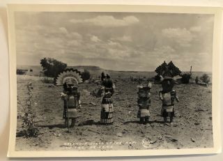Hopi Indian Kachina Dolls 5 X 7“ Vintage 1930s Frashers Photo