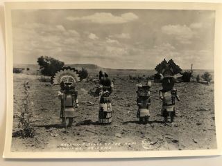 Hopi Indian Kachina Dolls 5 X 7“ Vintage 1930s Frashers Photo 2