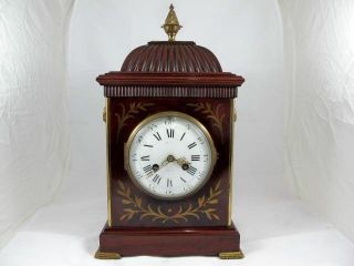 Mahogany Cased Clock By J W Benson,  Ludgate Hill London C 1870 