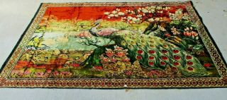 Vintage Velvet Wall Hanging Tapestry Mid Century Boho 48x72