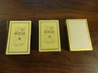 MICHELOB SINCE 1896 PLAYING CARDS & Very RARE 3