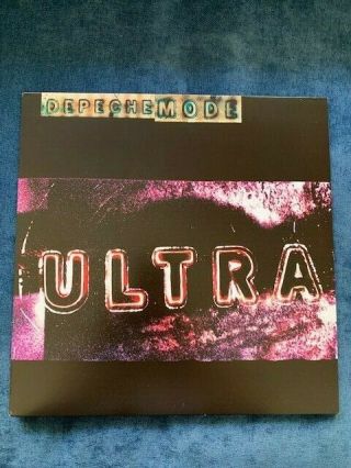 Depeche Mode Ultra Lp With Rare Promo Bag And Poster - Stumm 148 - Unplayed