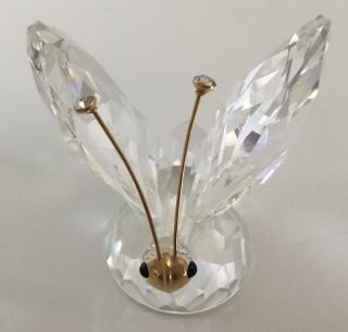 Swarovski Butterfly Clear Crystal Art Statue