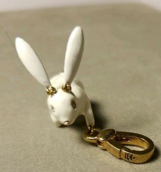 Vintage Rare Retired Juicy Couture Bunny Rabbit Charm Yjru1088 Articulated Ears