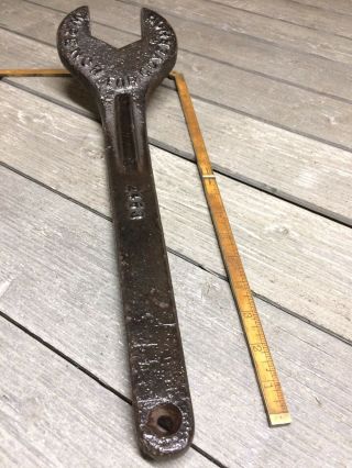 Rare Wrench Cast Iron Steam Engine Stickney? Wrench For Governor 2463