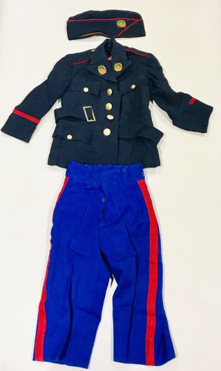 Toddler Uniform - 1950 Southern California Military Academy.  Brown Schools