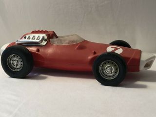 Vintage 1963 Mattel V - RROOM 5 Whip Race Car,  Red - Look Fast 2