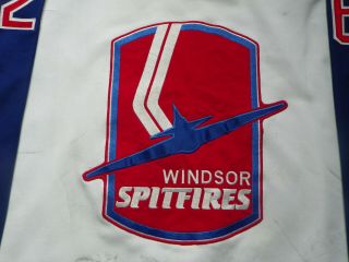 Vintage OHL Windsor Spitfires Hockey Jersey CCM 26 West 1993 - 95 Game Worn 2