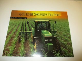 John Deere 92 To 145 Hp 7000 Series Tractors Sales Brochure