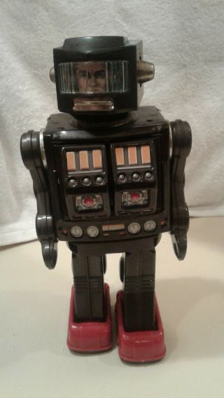 Vintage Tin Toy Robot Japan Astronaut Battery Operated