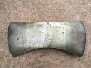 Rixford R - 47 Double Bit 3 1/2 Axe Head Vintage Usa Logging Forestry Camp Cabin