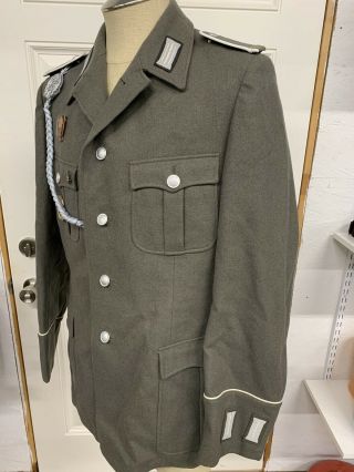 East German Enlisted Parade Tunic With Cuff Bars And Awards Exra Large