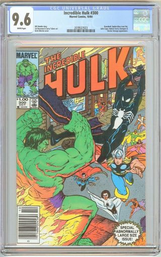 Incredible Hulk 300 Cgc 9.  6 White Pages (1984) 2078527023