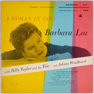 Barbara Lea: A Woman In Love Us Riverside Rlp 2518 Jazz 10” Nm - Vinyl Lp Orig