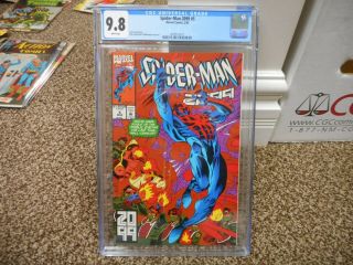 Spiderman 2099 5 Cgc 9.  8 Marvel 1993 White Pgs Movie Cool Cover Spider - Man