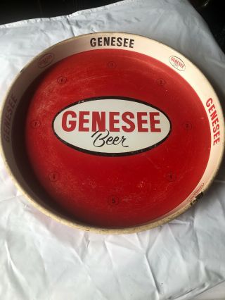 Vintage Genesee Beer Tray Metal Rochester Ny