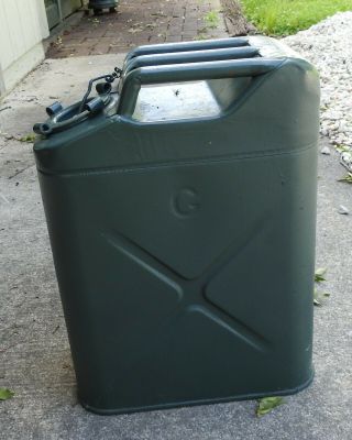 Vintage 5 Gal.  Conco Jerry Can/gas Painted Green