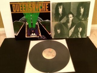 Queensryche - The Warning Lp Rare 1st Print 1984 Vg,  Progressive Heavy Metal Emi