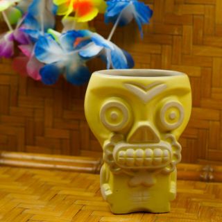 Tiki Mug Day Of The Deadtiki Dead Yellow Skull Munktiki Imports Alderete