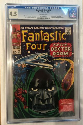 Fantastic Four 57 Cgc 4.  5 - 0627956003 - Doctor Doom And Silver Surfer Appear