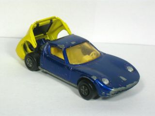 Matchbox Diecast Vintage Toy Car“lamborghini Miura”,  No.  K - 24