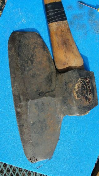 Best Axe Made Kelly Axe Mfg.  Co.  Charleston Wv.  13 3/8 " Broad Axe 100 Yrs Old?