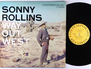 Sonny Rollins - Way Out West Lp - Contemporary - C3530 Mono Dg Vg,