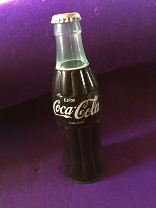 Vintage Coca - Cola Bottle Shaped Am Radio In Good