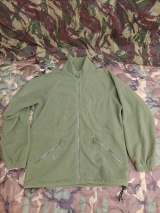 British Army Issue Uk Synthetic Cold Weather Fleece Od Green 180/96 Medium