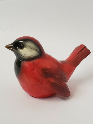 Vintage Goebel Red Cardinal Bird W Germany Cv73 Figurine