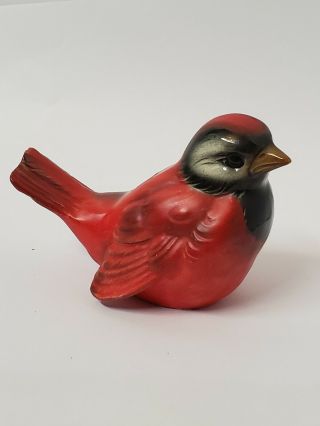VINTAGE GOEBEL RED CARDINAL BIRD W GERMANY CV73 FIGURINE 2