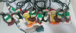 Vintage 1997 Looney Tunes Bugs Bunny Tweety Bird Taz Sylvester Christmas Lights